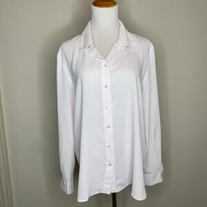 Mango Pale Pink Chiffon Blouse Sz 10